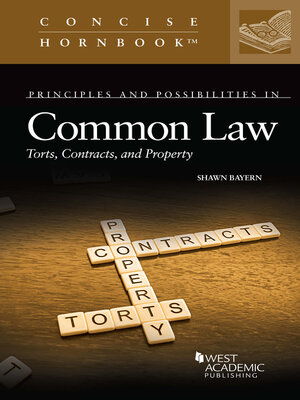 cover image of Principles and Possibilities in Common Law